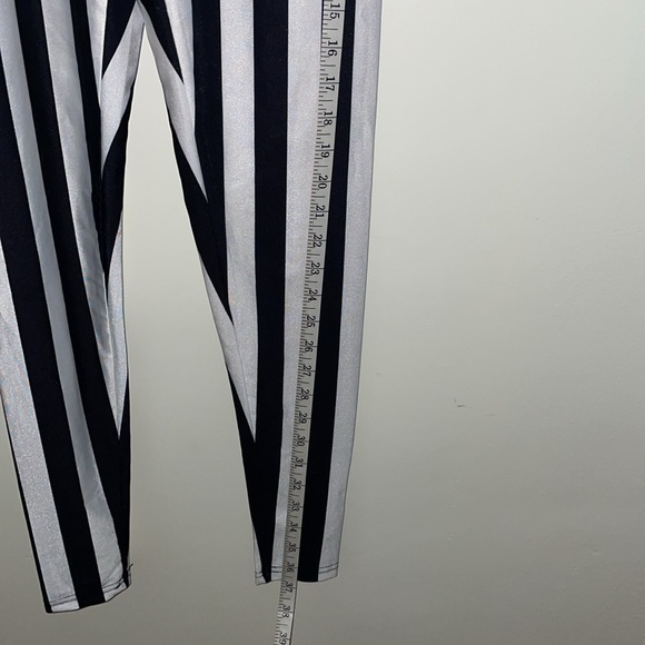 3 Piece Beetlejuice Halloween Costume, Black & White Stripes, Size Adult Small - Picture 6 of 12